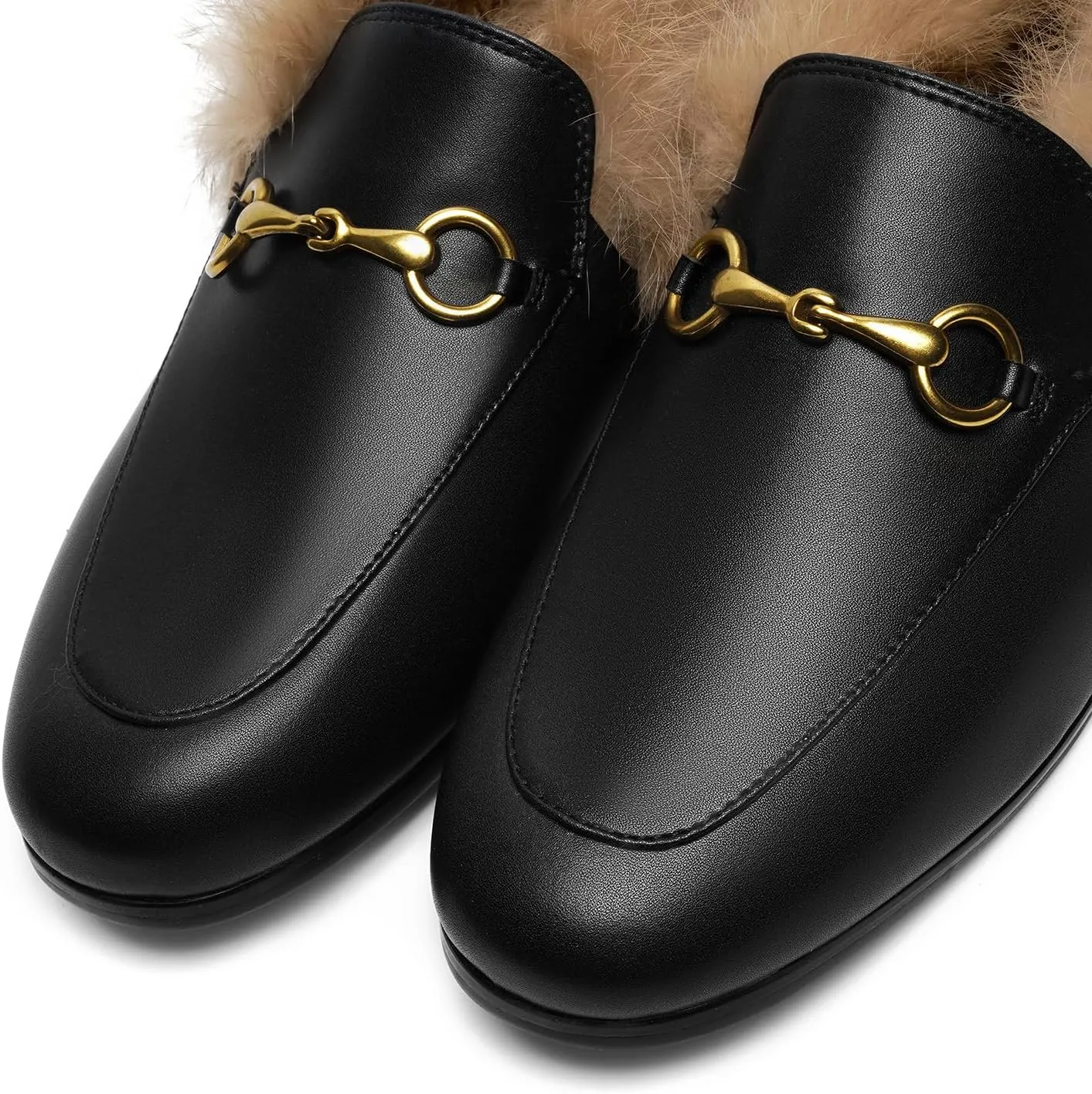 Vertundy Loafers for Women Low Heel Flats Loafers Mules