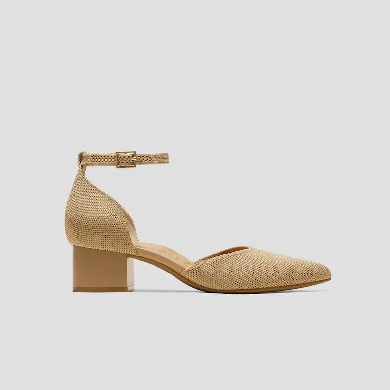 VIVAIA Galilea Pointed-Toe Block Heels Stress Free Elegant Block Heels