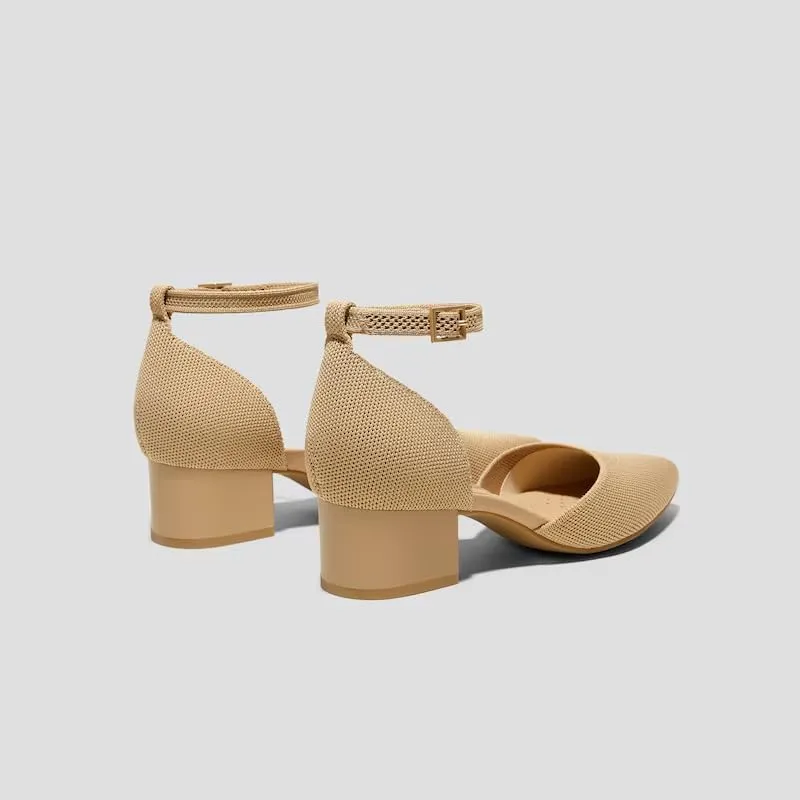 VIVAIA Galilea Pointed-Toe Block Heels Stress Free Elegant Block Heels