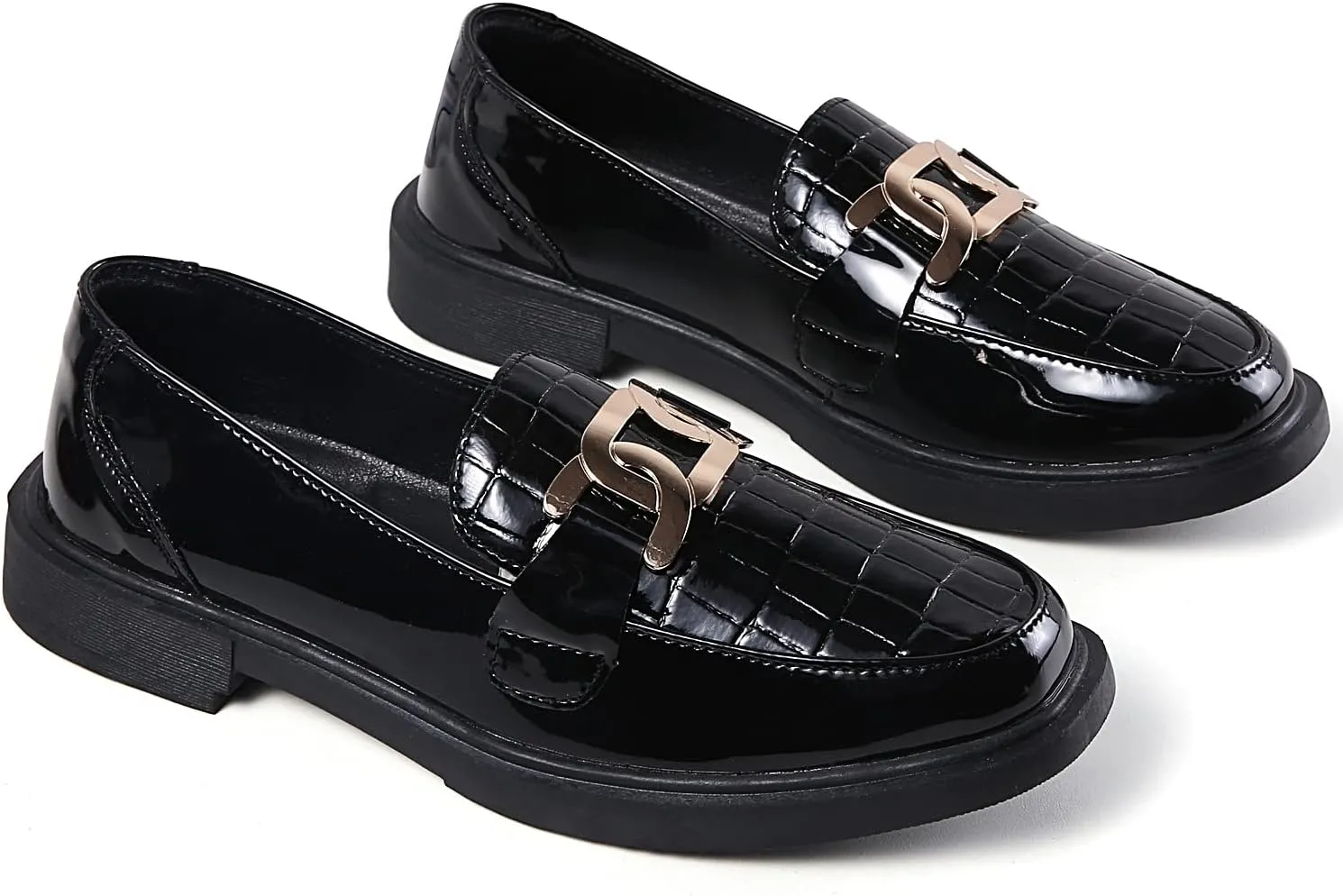 VOCNTVY Loafers for Women Slip On Comfort Business Work Shoes