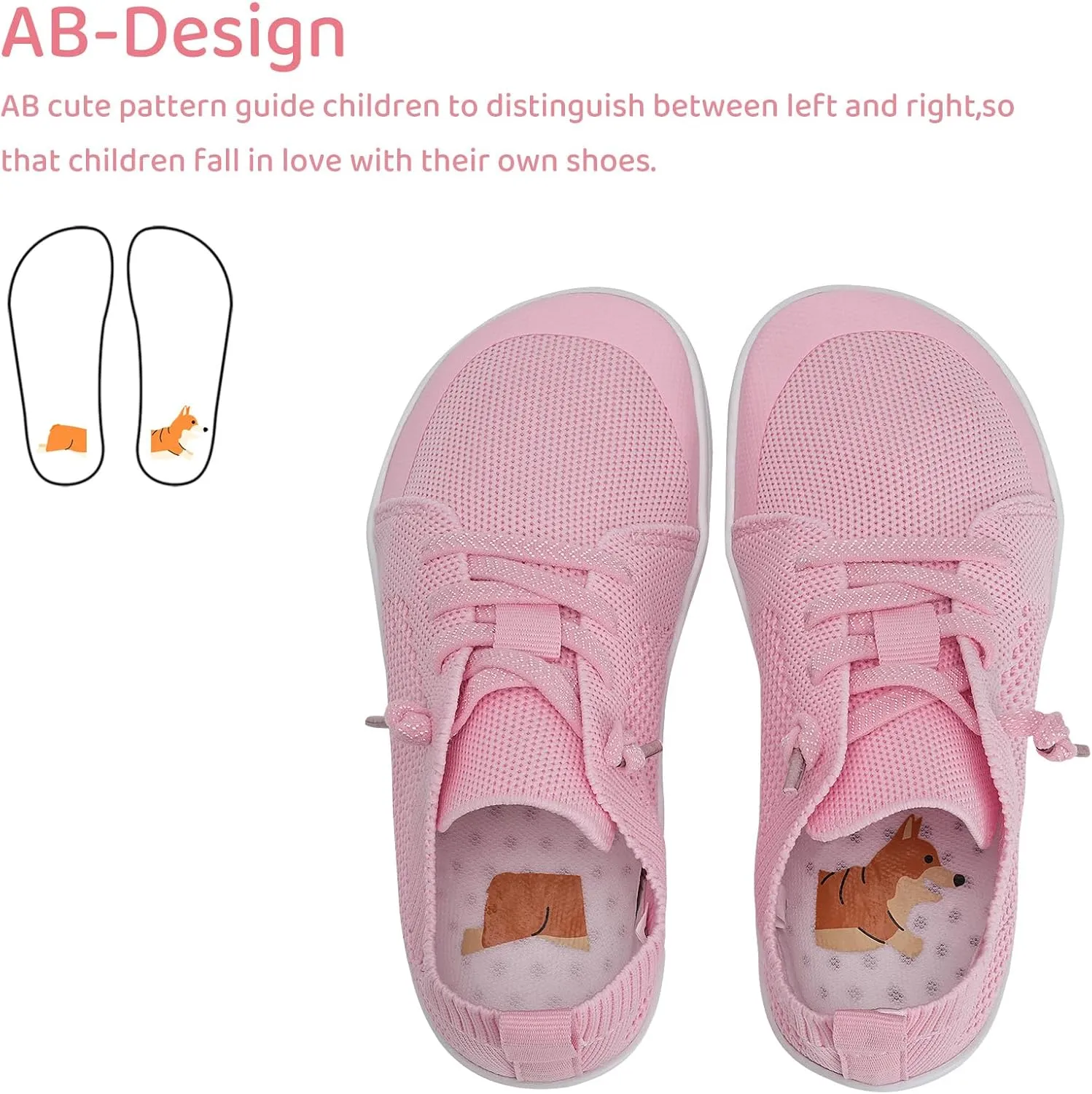 WateLves Toddler Little Kids Wide Barefoot Shoes Boys Girls Minimalist Sneakers Lightweight Breathable Walking Shoes | Naturally Splay | Flexible Fit