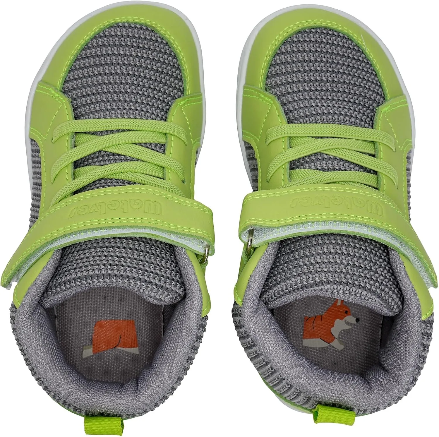 WateLves Toddler Little Kids Wide Barefoot Shoes Boys Girls Winter High Top Minimalist Sneakers Boots Walking Shoes for Indoor Outdoor | Naturally Splay | Flexible Fit