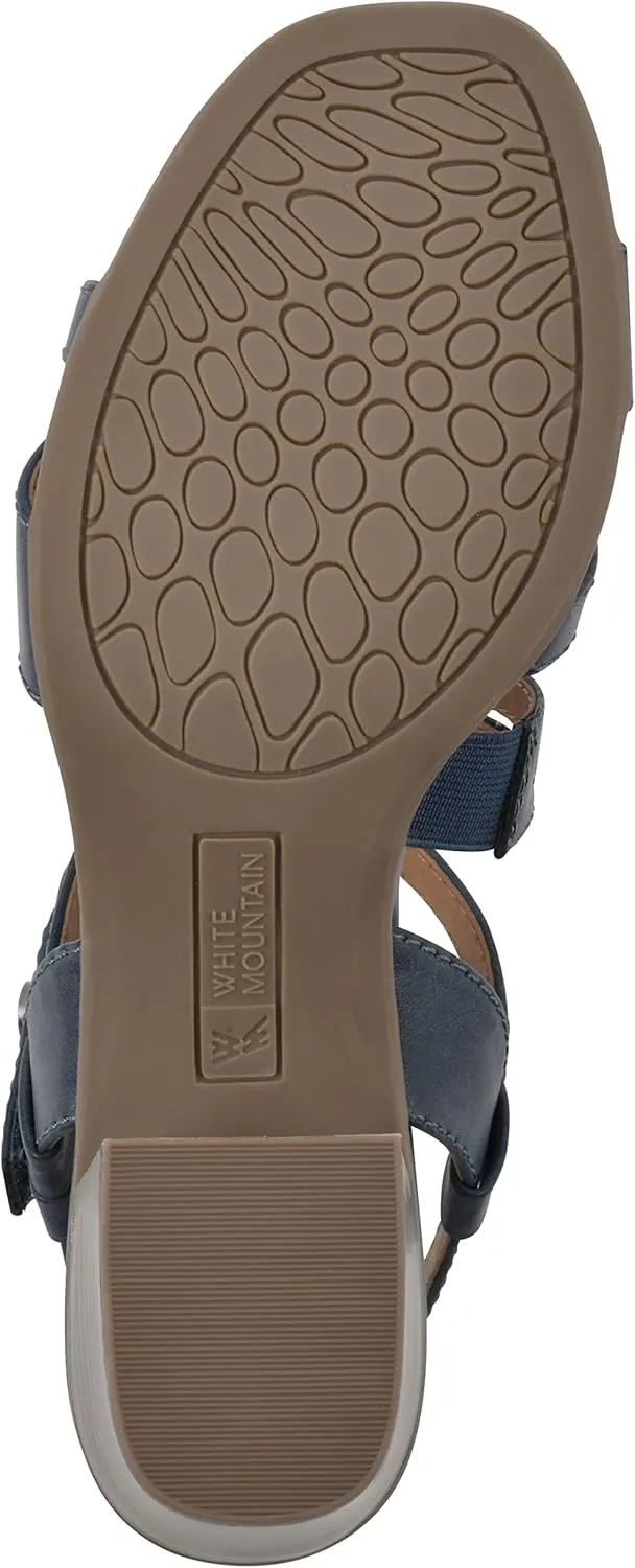 WHITE MOUNTAIN Women's Let Go Block Heel Sandal