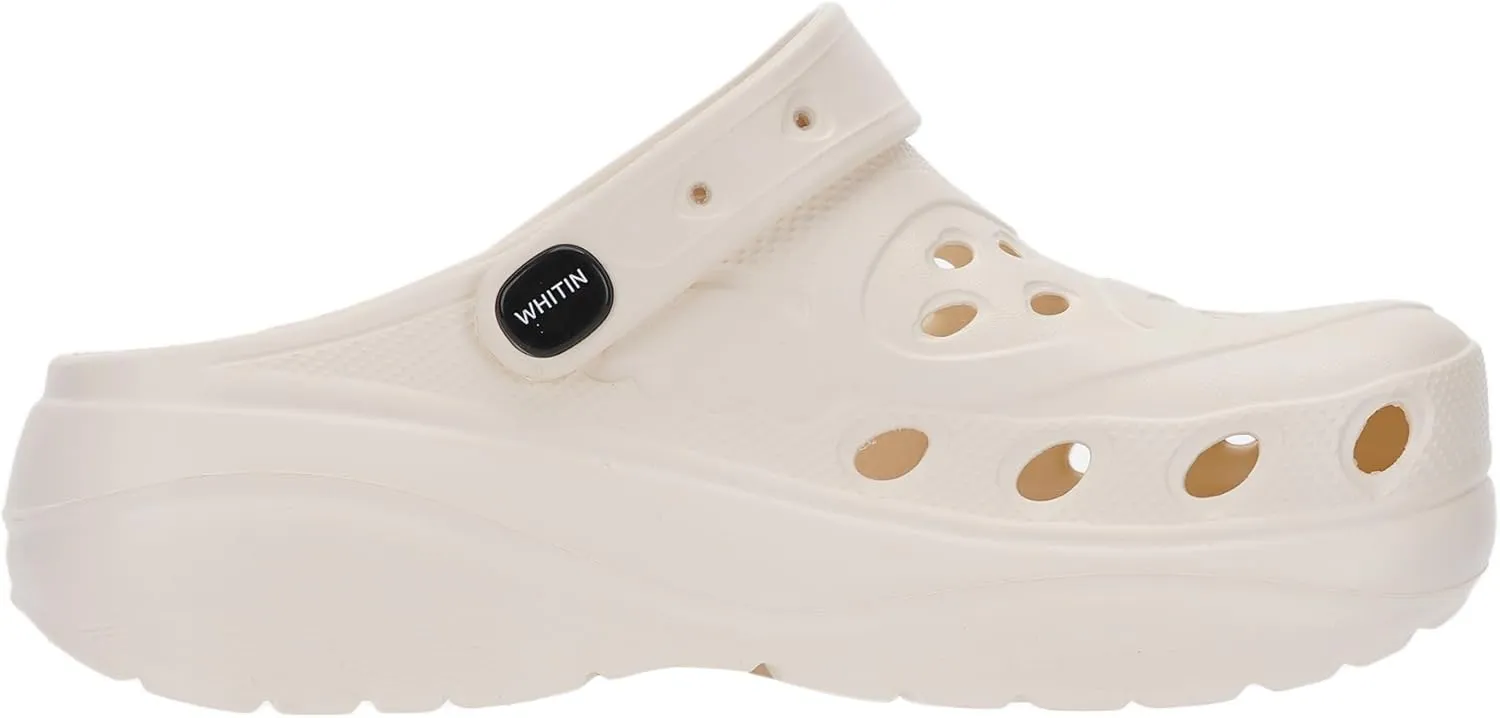 WHITIN Clogs for Women | Thick Sole Cushioned Garden Shoes