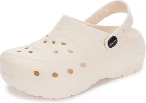 WHITIN Clogs for Women | Thick Sole Cushioned Garden Shoes