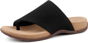 Women Comfort Orthopedic Knit Flip Flop Sandals with Arch Support