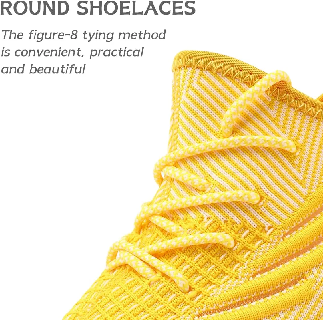 Women Running Shoes Slip On Sneakers Breathable Non-Slip Cushioned Sports Shoes for All-Day Comfort Walking Fitness Jogging with Lightweight EVA Elastic Sole