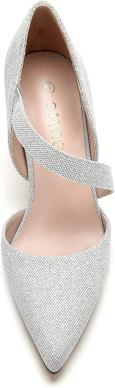 Women's Closed Toe Heel Pumps