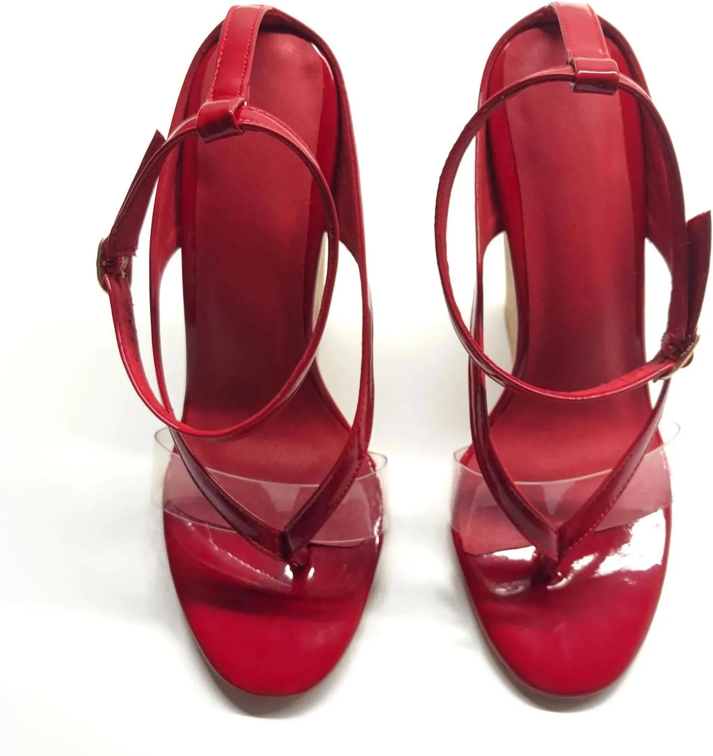 Women's Flip Flop Wedge Sandals, Red Black Summer Casual Heels