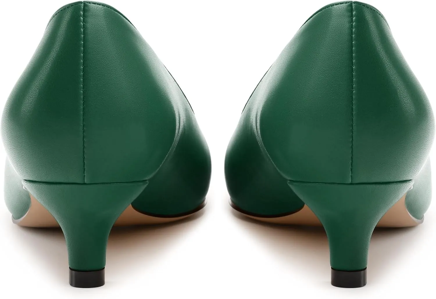 Women's Pumps Shoes Kitten Heels for Women Elegant Pumps Heart Shape Metal Pumps Heels