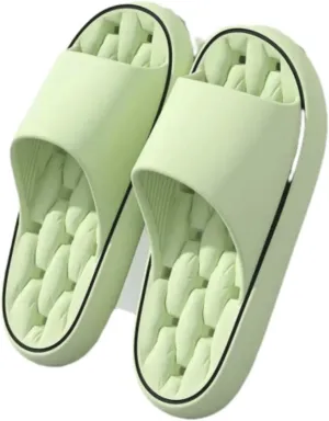 Women'S Summer Anti-Slip Flip Flop/Slides Mute House Shoes For Bathroom Home Indoor Shower Outdoor