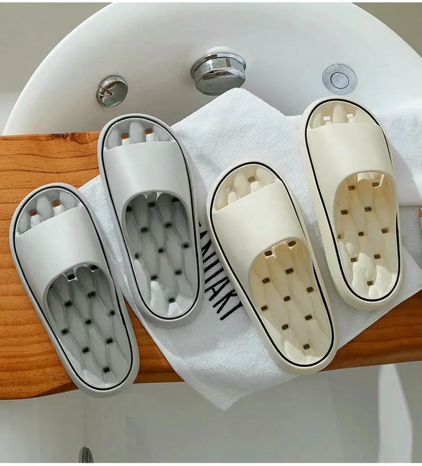 Women'S Summer Anti-Slip Flip Flop/Slides Mute House Shoes For Bathroom Home Indoor Shower Outdoor