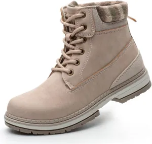 Women's Waterproof Work Boots - Lightweight Winter Snow Boots for Hiking, Outdoor Trekking & Backpacking (Comfortable Ankle Support)