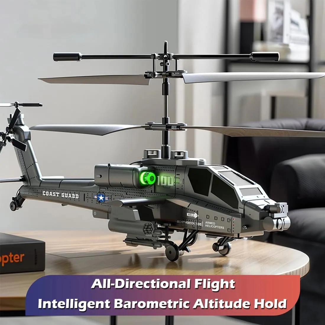 XK1 Mini RC Helicopter, 2.4GHz 3.5CH Drone Helicopter, Remote Control Aircraft Model with Hold Flying for Adult