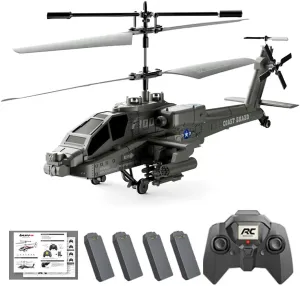 XK1 Mini RC Helicopter, 2.4GHz 3.5CH Drone Helicopter, Remote Control Aircraft Model with Hold Flying for Adult