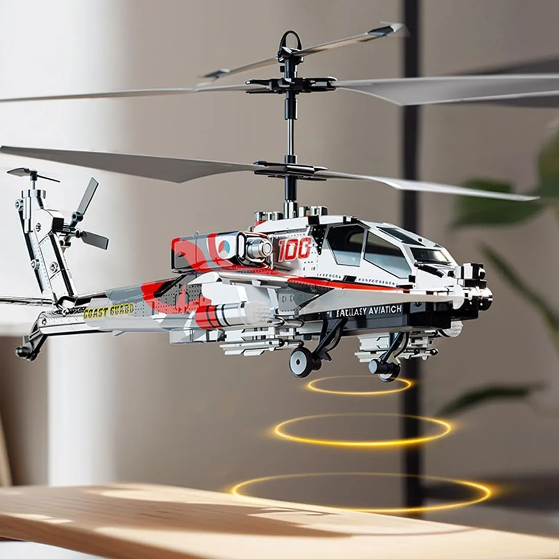 XK1 Mini RC Helicopter, 2.4GHz 3.5CH Drone Helicopter, Remote Control Aircraft Model with Hold Flying for Adult
