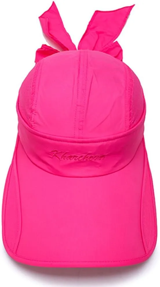 YEKEYI Wide Brim Sunhat Summer UPF 50  Sun Protection Outdoor Hat Baseball Cap Sports Hats with Retractable Visor